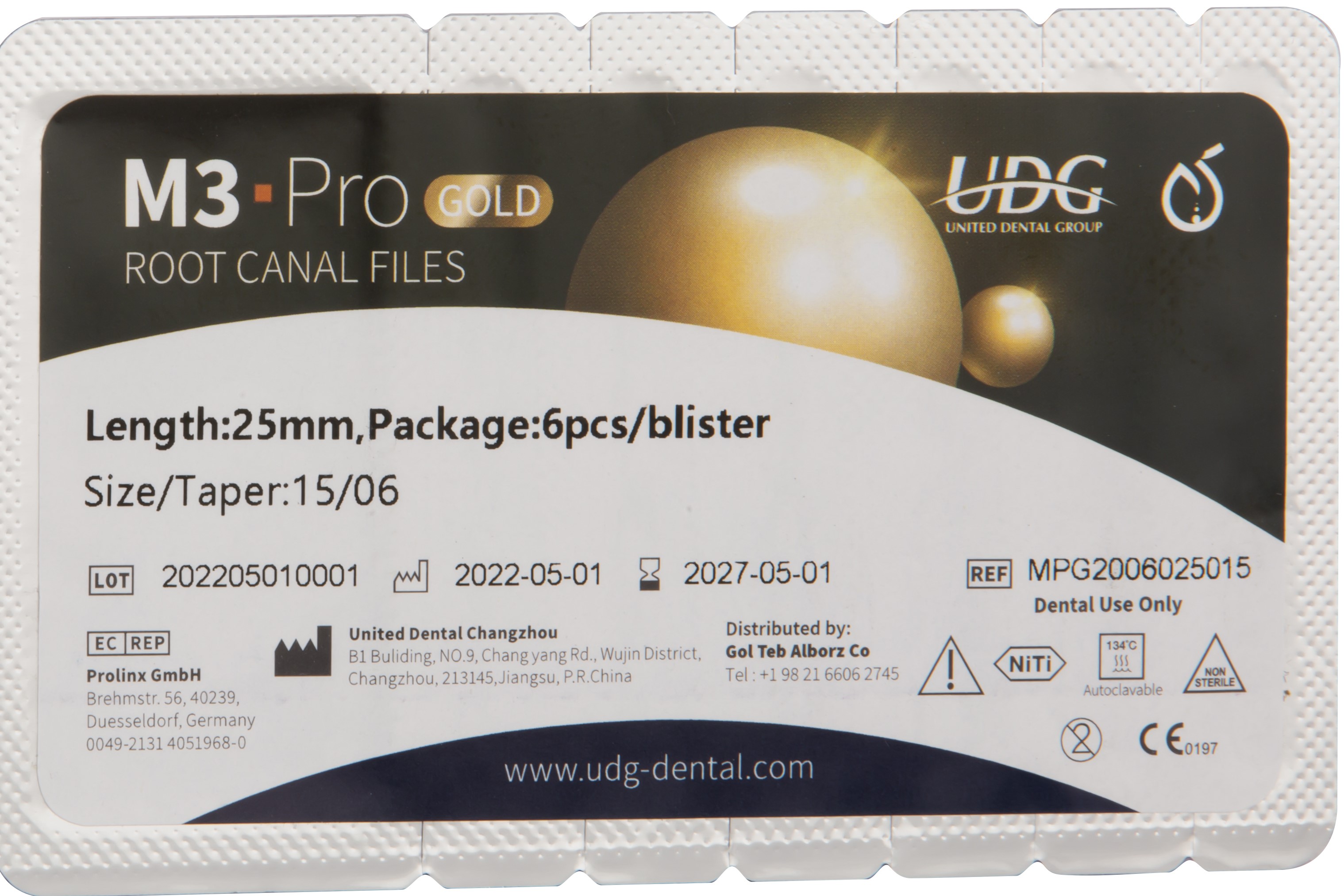 فایل روتاری ام تری پرو گلد (%6*15) M3 Pro Gold